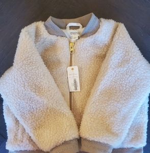 2T Gymboree Sherpa-Style Bomber Zip Up